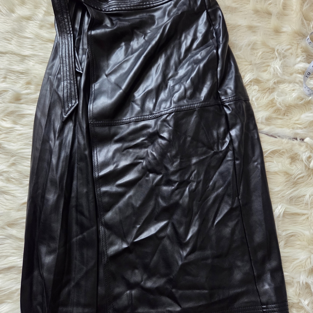 Simkai Vegan Leathe Black Size 0 - Picture 8 of 11